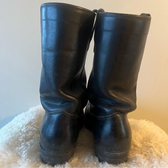 Dayton Vintage Black Motorcycle Boots main image 5